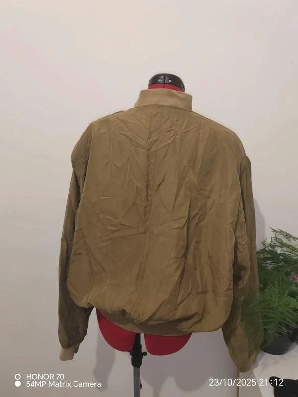Bombers soltos em seda vintage – photo 4